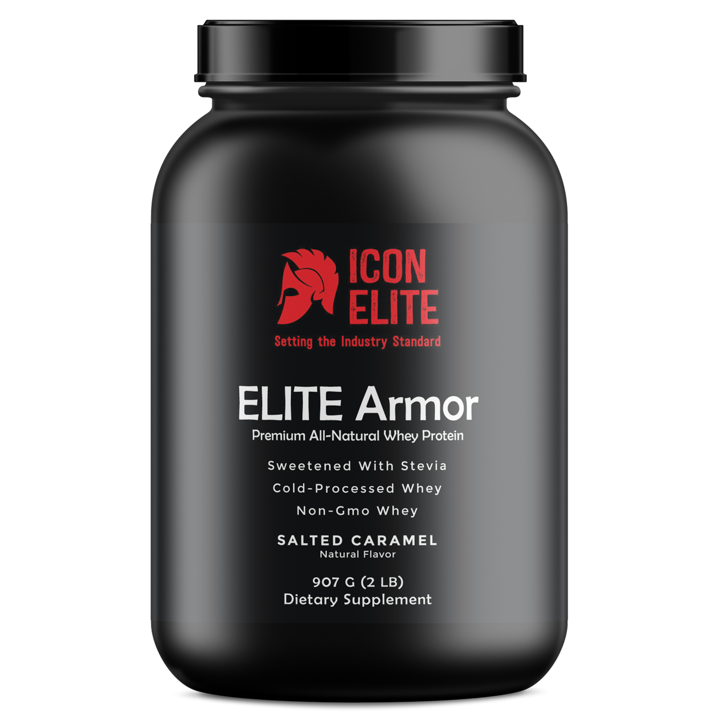 ELITE Armor Whey PRO - 2lb Whey Natural Salted Caramel – 24g Protein & 28 Servings