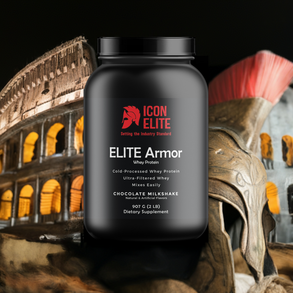 ELITE ARMOR Whey PRO - 2LB Chocolate Milkshake - 25g Protein & 28 Servings