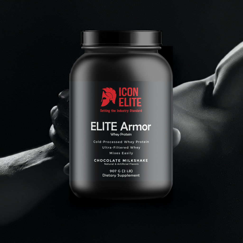 ELITE ARMOR Whey PRO - 2LB Chocolate Milkshake - 25g Protein & 28 Servings